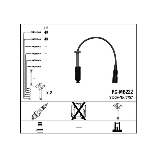 0757 - Ignition Cable Kit 