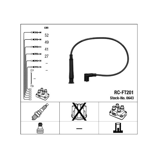 0643 - Ignition Cable Kit 