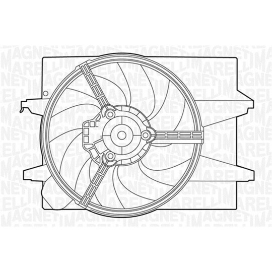 069422400010 - Fan, radiator 