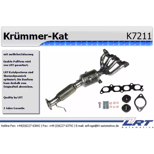 K7211 - Manifold Catalytic Converter 