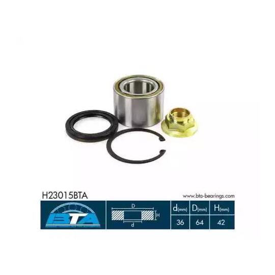 H23015BTA - Wheel Bearing Kit 