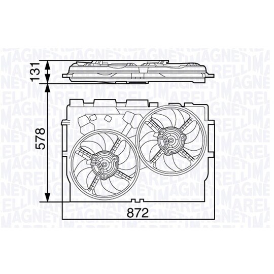 069422583010 - Fan, radiator 