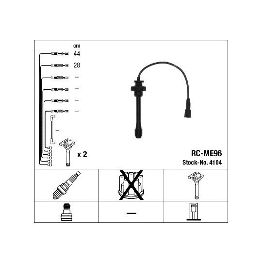 4104 - Ignition Cable Kit 