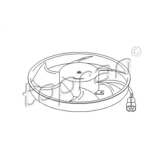 207 916 - Fan, radiator 