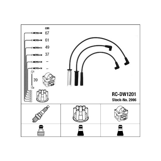 2996 - Ignition Cable Kit 