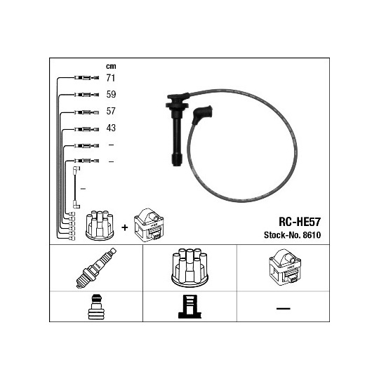 8610 - Ignition Cable Kit 