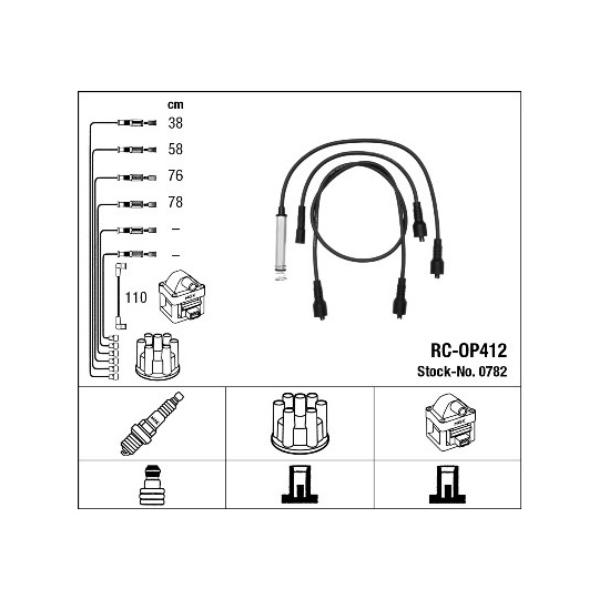 0782 - Ignition Cable Kit 