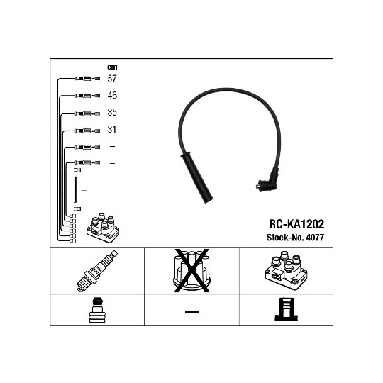4077 - Ignition Cable Kit 