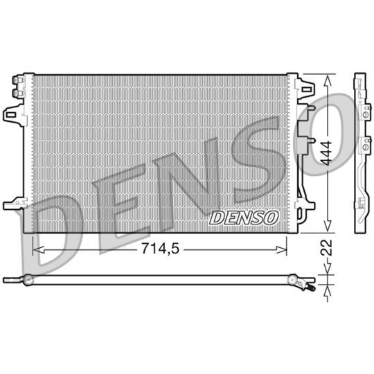 DCN06005 - Condenser, air conditioning 