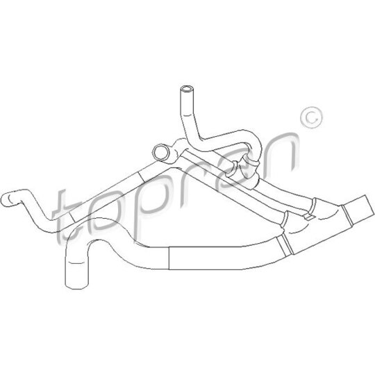 700 496 - Radiator Hose 