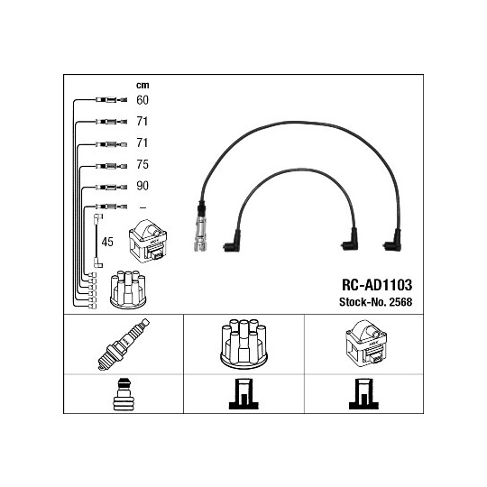 2568 - Ignition Cable Kit 