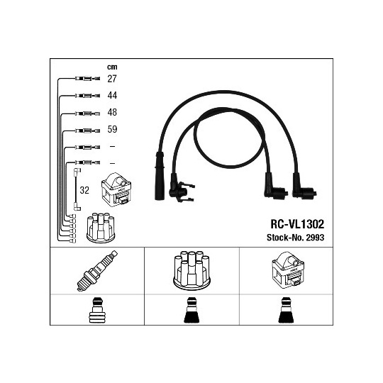 2993 - Ignition Cable Kit 