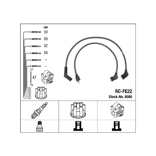 8086 - Ignition Cable Kit 