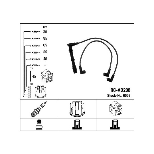 0508 - Ignition Cable Kit 