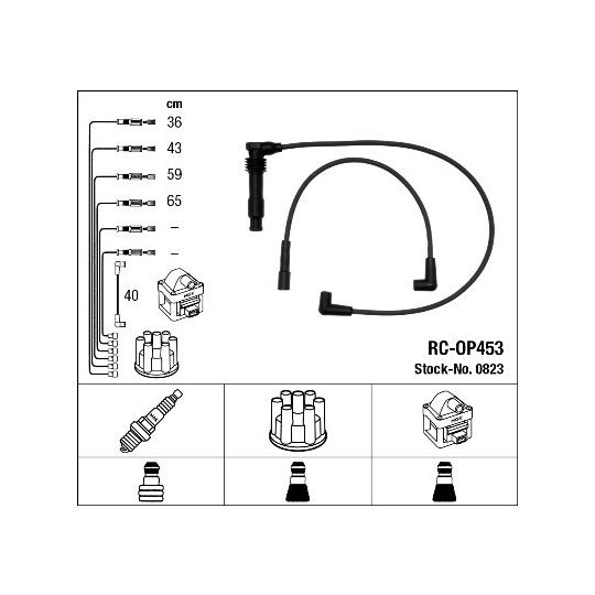 0823 - Ignition Cable Kit 