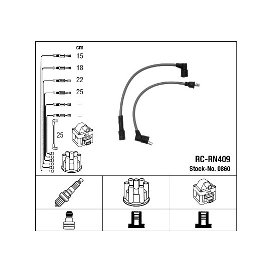 0860 - Ignition Cable Kit 