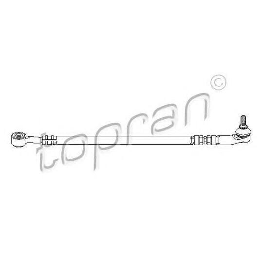 107 517 - Steering side rod (with end) 