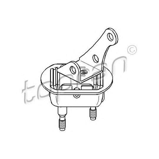 722 003 - Suspension beam silentblock 