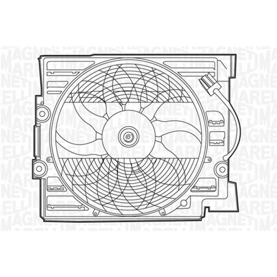069422366010 - Fan, radiator 