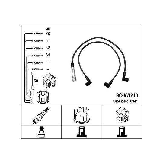 0941 - Ignition Cable Kit 