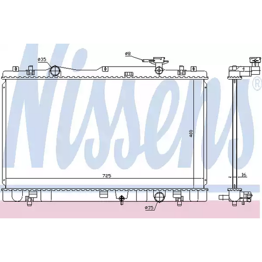 64250 - Radiator, engine cooling 