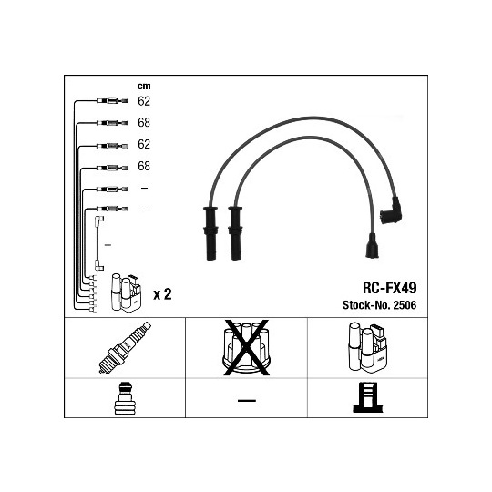 2506 - Ignition Cable Kit 
