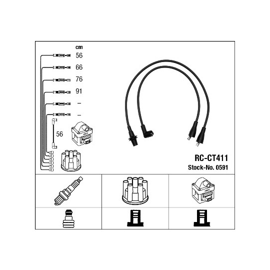 0591 - Ignition Cable Kit 