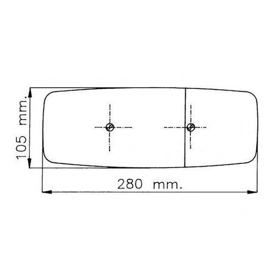 37436000 - Rear universal lamp 