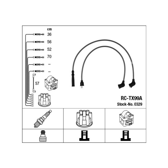 0329 - Ignition Cable Kit 