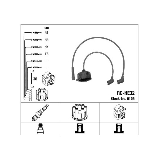 9105 - Süütesüsteemikomplekt 