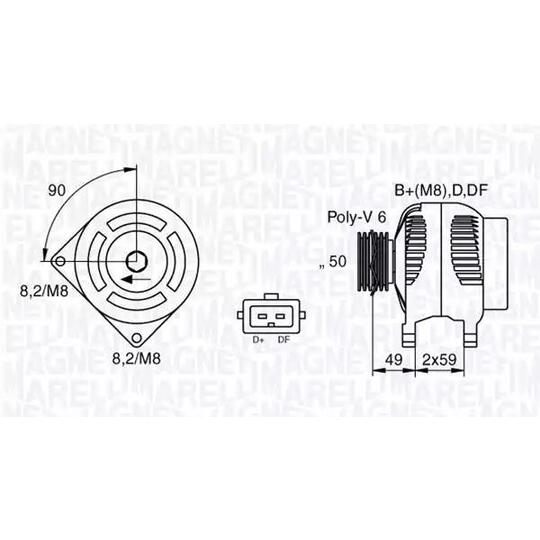 063535150200 - Alternator 