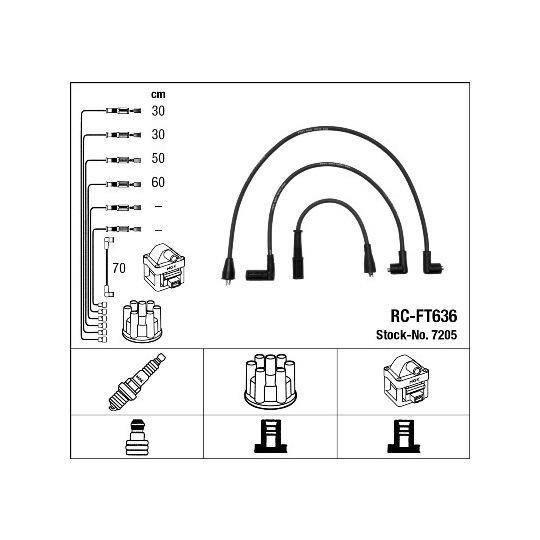 7205 - Ignition Cable Kit 