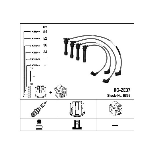 9898 - Ignition Cable Kit 