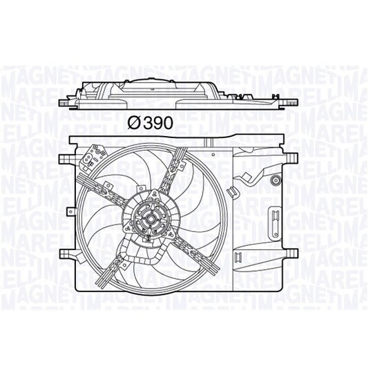 069422576010 - Ventilaator, mootorijahutus 