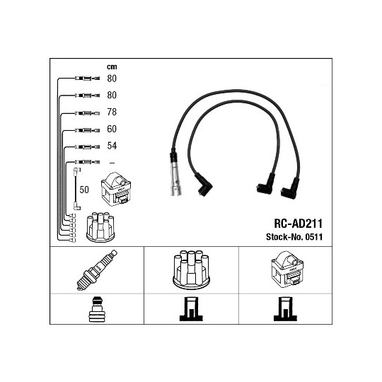 0511 - Ignition Cable Kit 