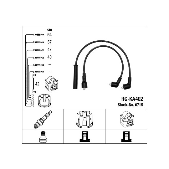 0715 - Ignition Cable Kit 
