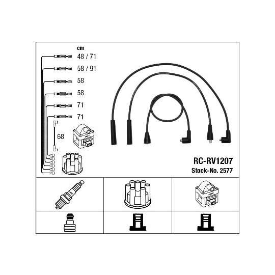 2577 - Ignition Cable Kit 
