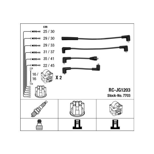 7703 - Ignition Cable Kit 