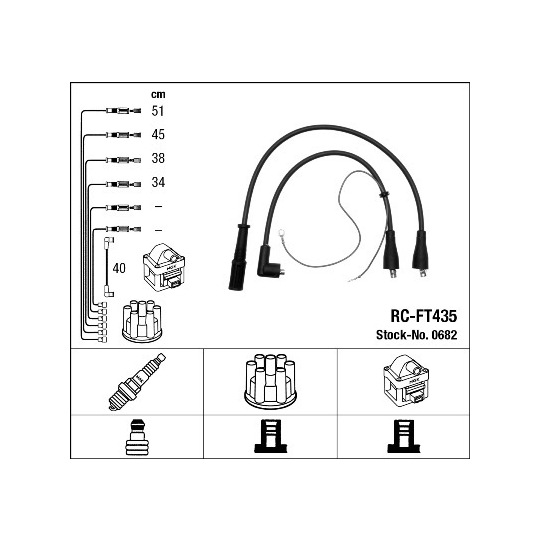 0682 - Ignition Cable Kit 