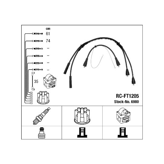 6980 - Ignition Cable Kit 