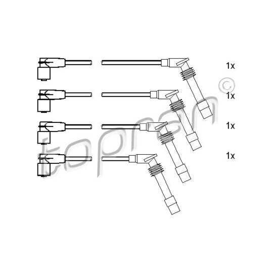 205 103 - Ignition Cable Kit 