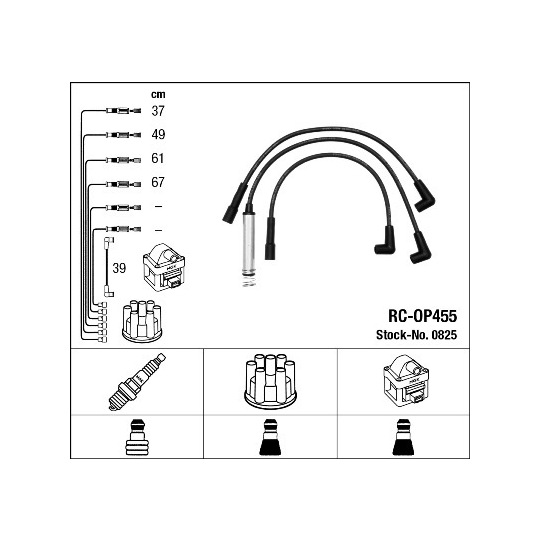 0825 - Ignition Cable Kit 