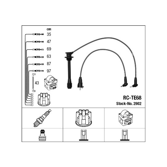 2902 - Ignition Cable Kit 
