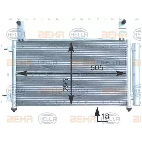 8FC351 303-141 - Condenser, air conditioning 