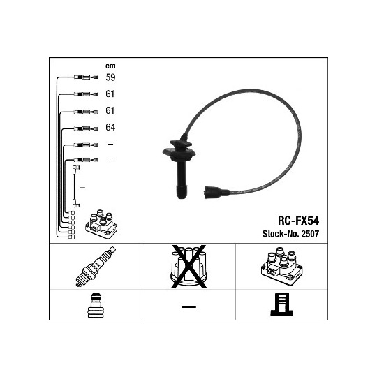 2507 - Ignition Cable Kit 