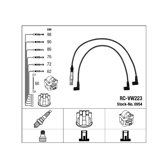 0954 - Ignition Cable Kit 