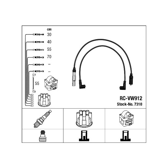 7318 - Ignition Cable Kit 