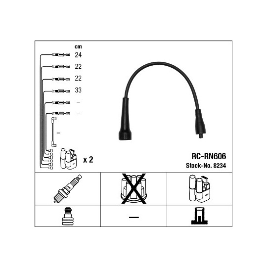 8234 - Ignition Cable Kit 