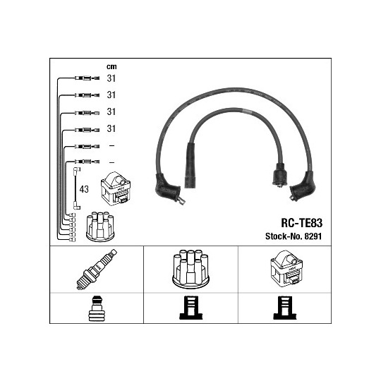 8291 - Ignition Cable Kit 