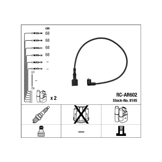 8195 - Ignition Cable Kit 